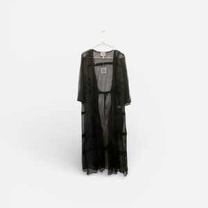 Hayden Black Sheer Tunic